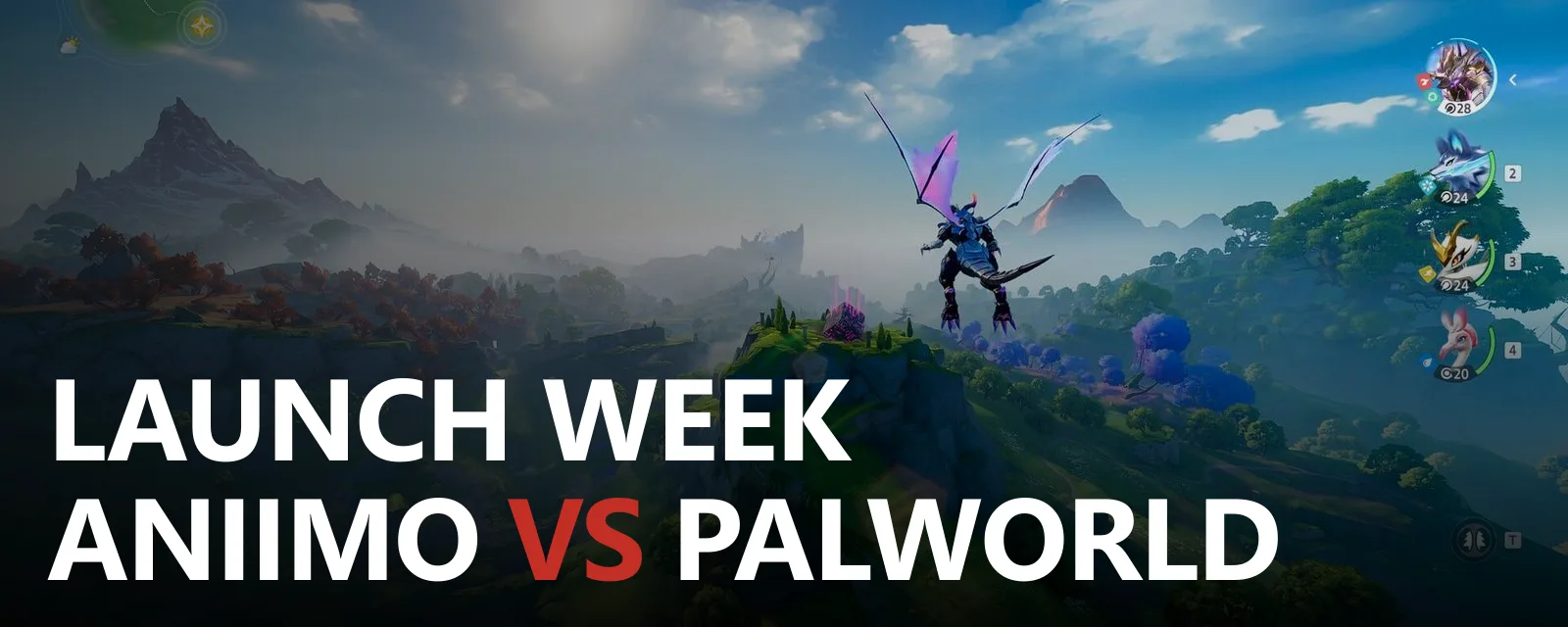 Aniimo launch week against Palworld