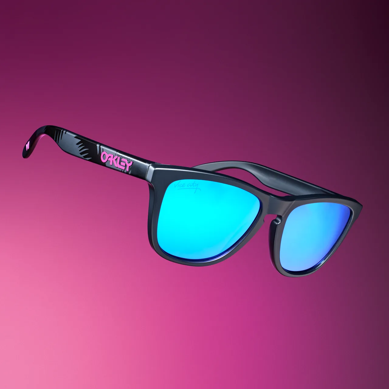Oakley Frogskins sunglasses.