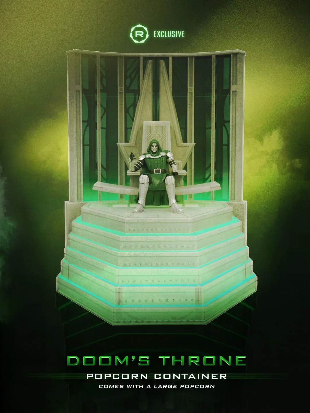 Doom's Throne, a Regal exclusive with a glowing base