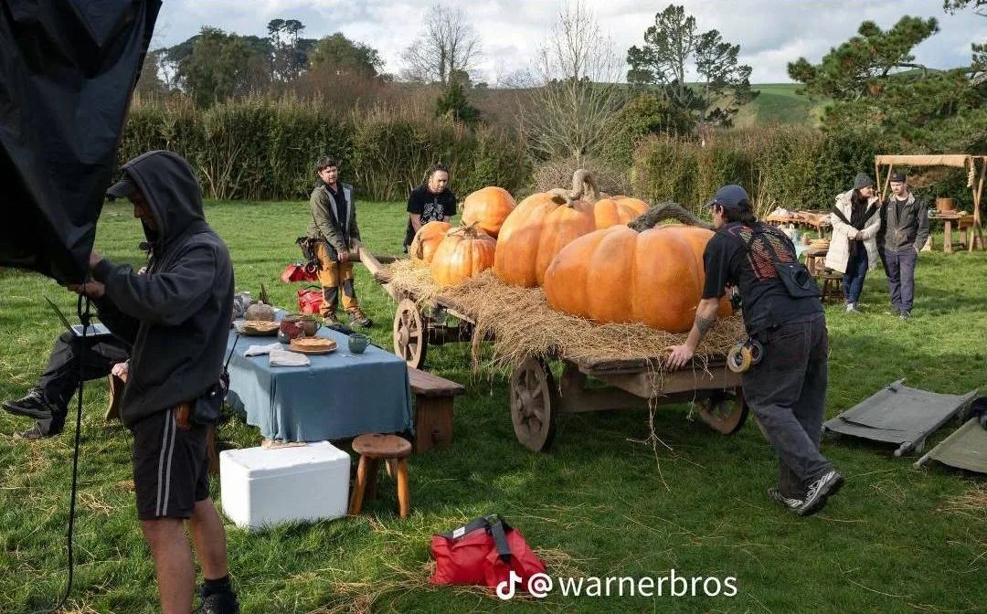 First 'Lord of the Rings: The Hunt for Gollum' set photo shows Frodo's return (image: Warner Bros. TikTok)